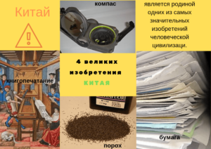 4 великих изобретения Китая