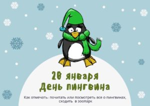 День пингвина. 20 января