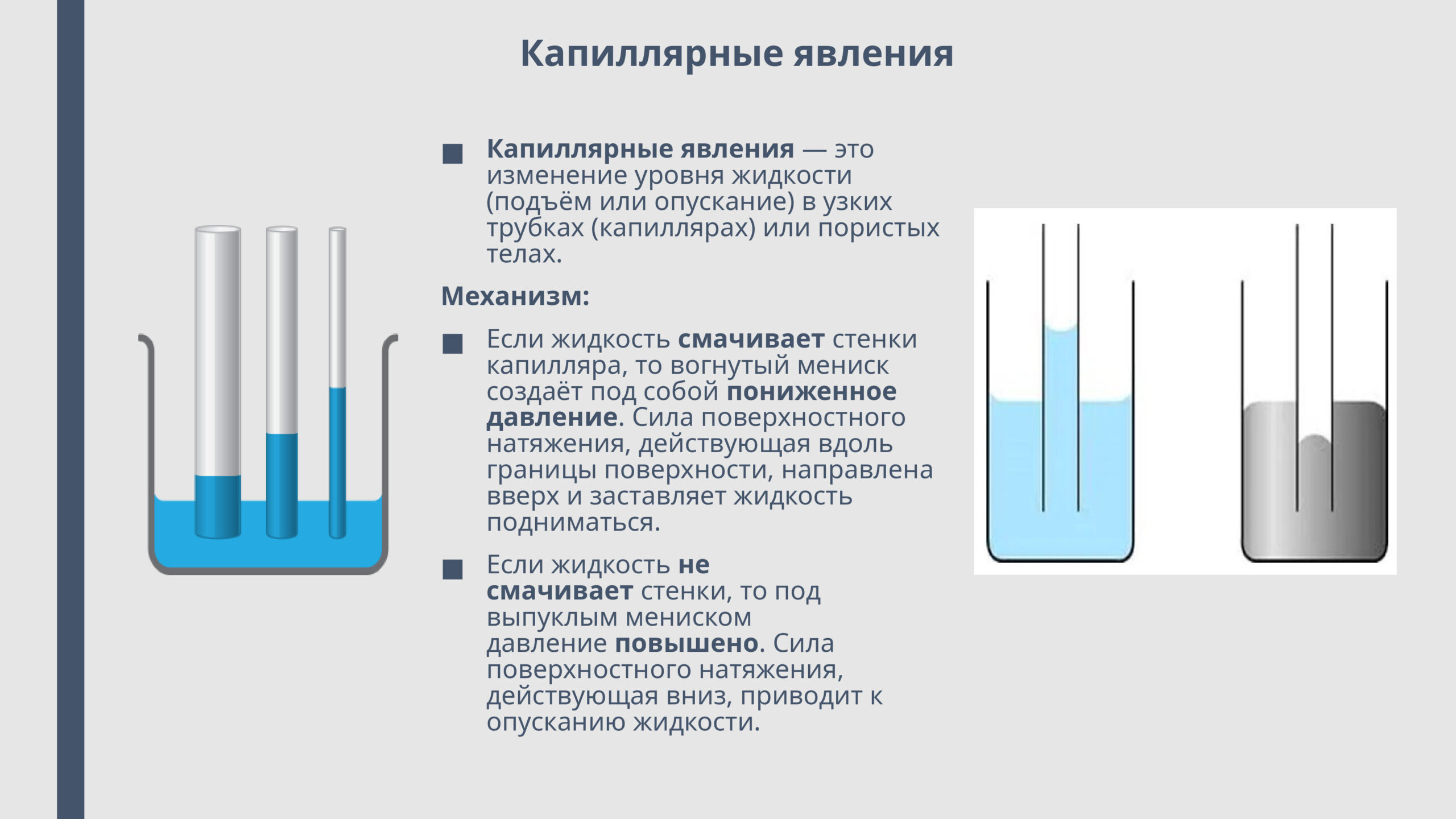 Капиллярные явления
